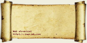 Nada Zečević vizit kartica